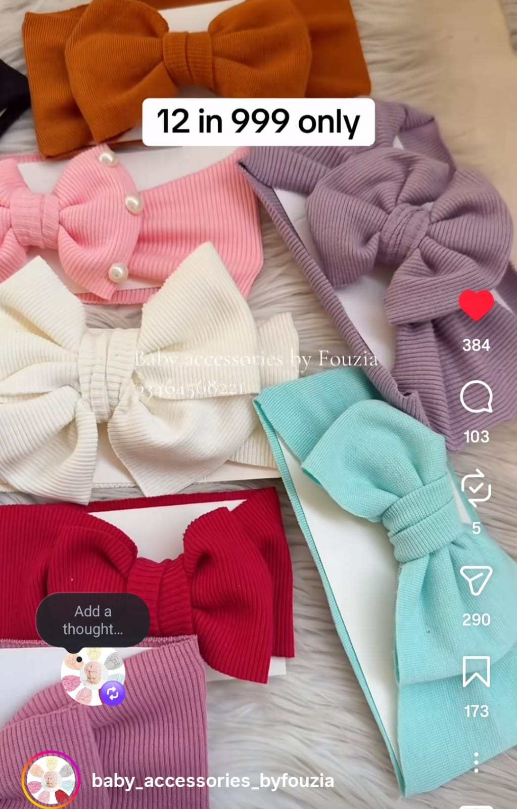 Pack of 12 Headbands